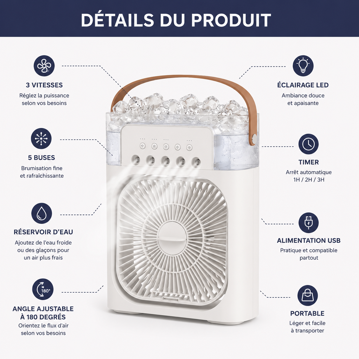 CoolMist™ - Climatiseur 3-en-1